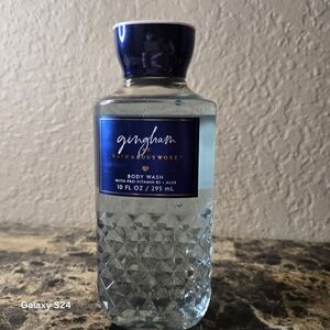 Bath & Body Works Gingham Blue Body Wash